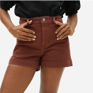 Everlane Cotton Twill Shorts “Rosewood”, 8